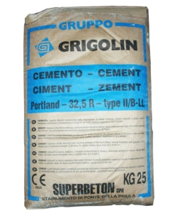 Sacco cemento '32.5 r' grigio 25 kg